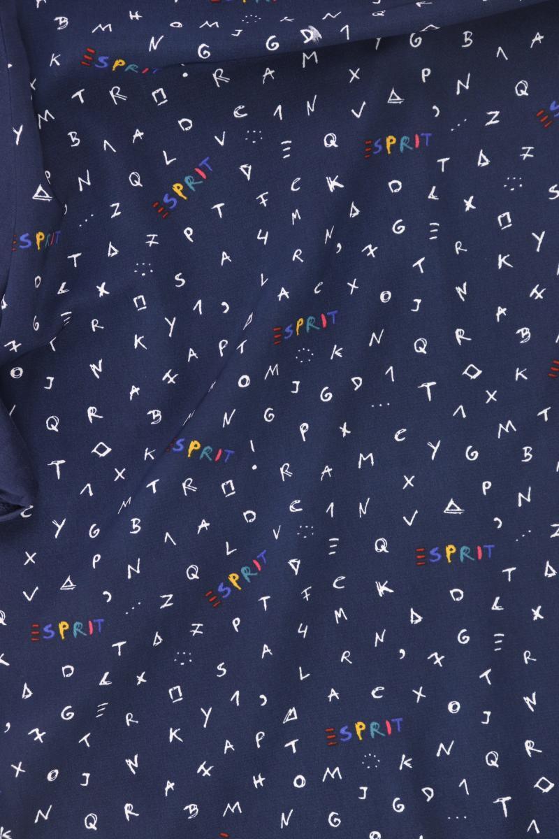 Esprit Kurzarmbluse Gr. M blau
