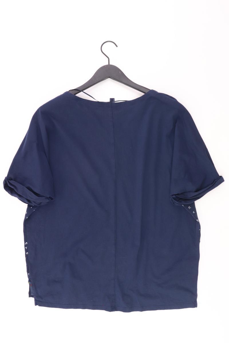 Esprit Kurzarmbluse Gr. M blau