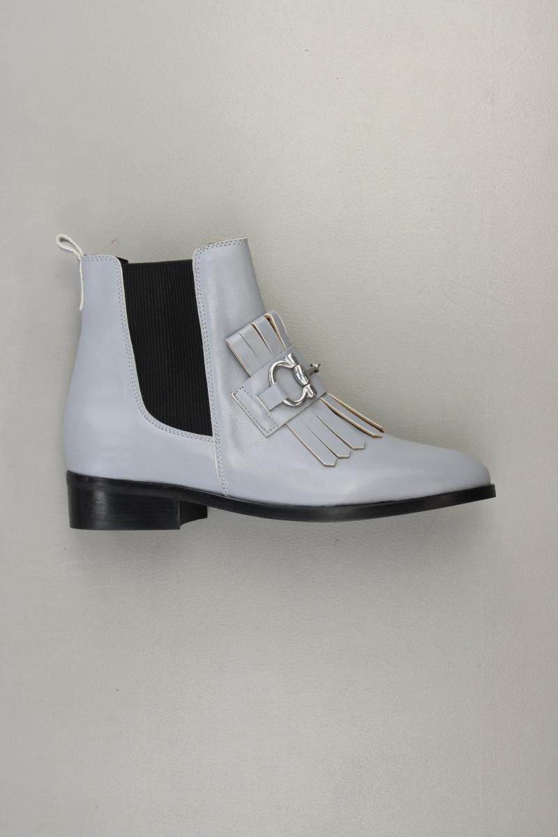 KMB Stiefeletten Gr. 37 neuwertig grau aus Leder
