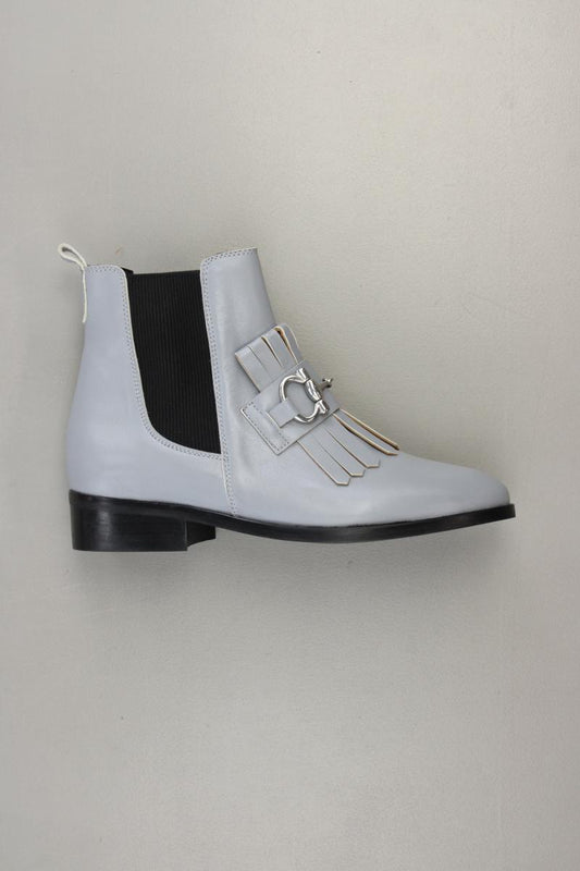 KMB Stiefeletten Gr. 37 neuwertig grau aus Leder