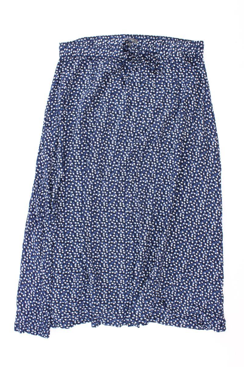 Montego Maxirock Gr. 42 mit Blumenmuster blau