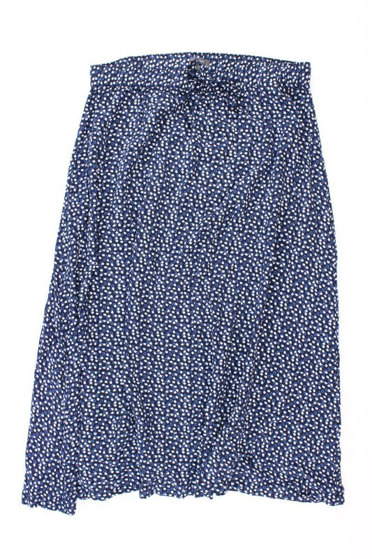 Montego Maxirock Gr. 42 mit Blumenmuster blau
