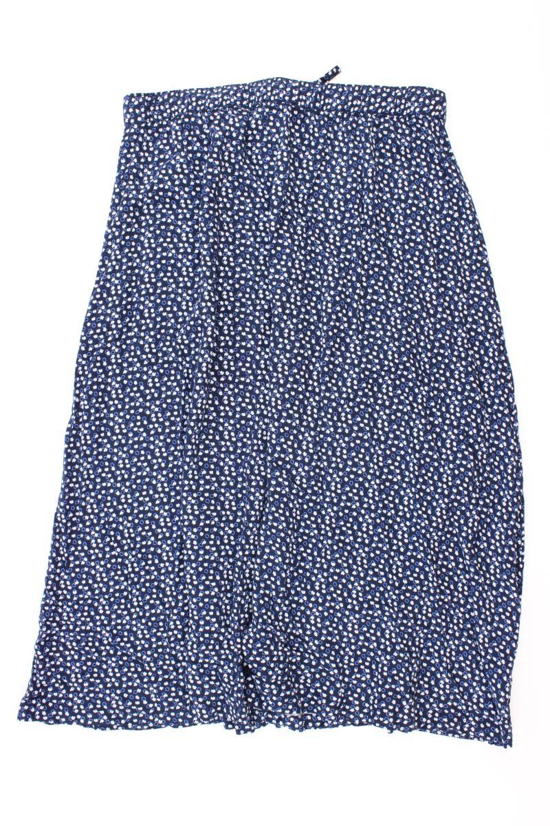 Montego Maxirock Gr. 42 mit Blumenmuster blau