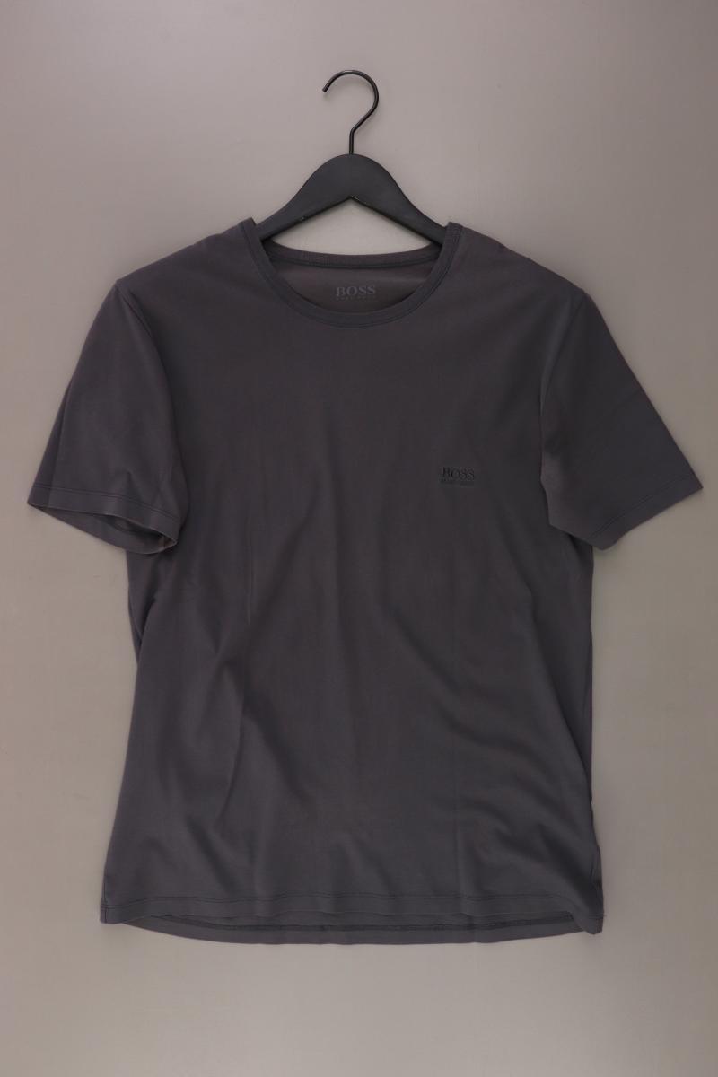 BOSS by Hugo Boss T-Shirt für Herren Gr. L Kurzarm grau aus Baumwolle