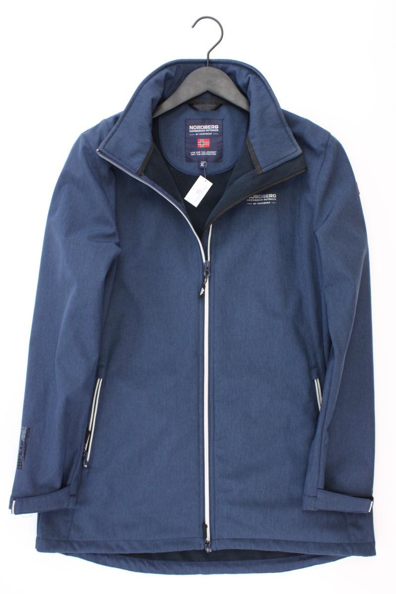 Nordberg Softshelljacke Gr. XL neuwertig blau aus Polyester
