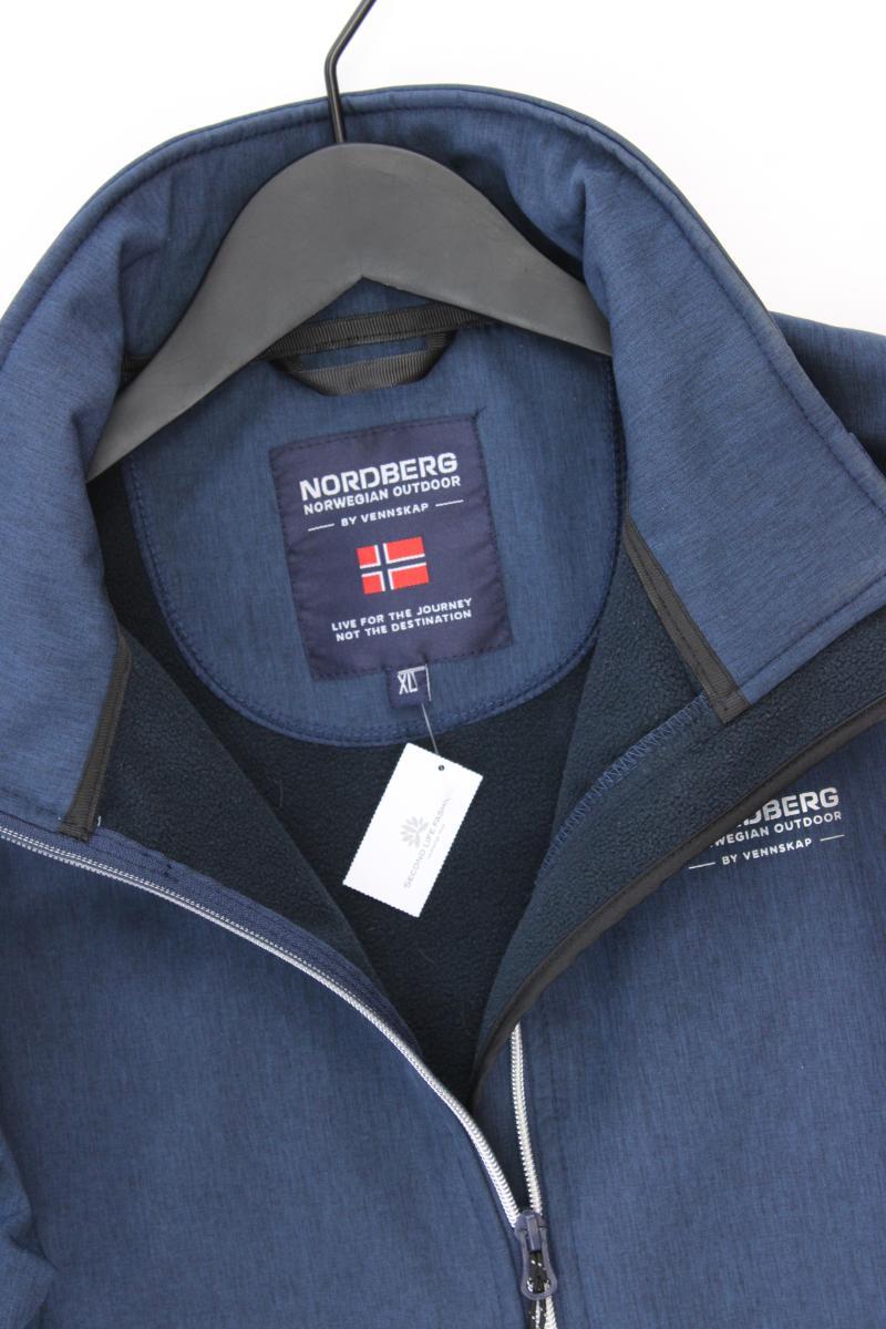 Nordberg Softshelljacke Gr. XL neuwertig blau aus Polyester