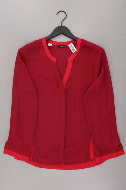 Walbusch Langarmbluse Gr. 40 rot aus Polyester