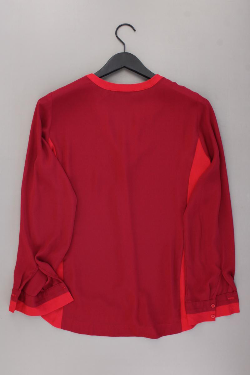 Walbusch Langarmbluse Gr. 40 rot aus Polyester