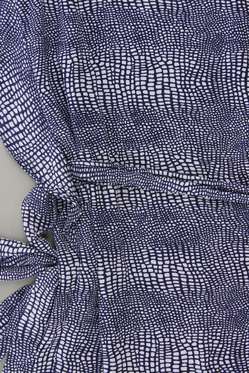 Michael Kors Chiffonkleid Gr. M mit Gürtel Kurzarm blau
