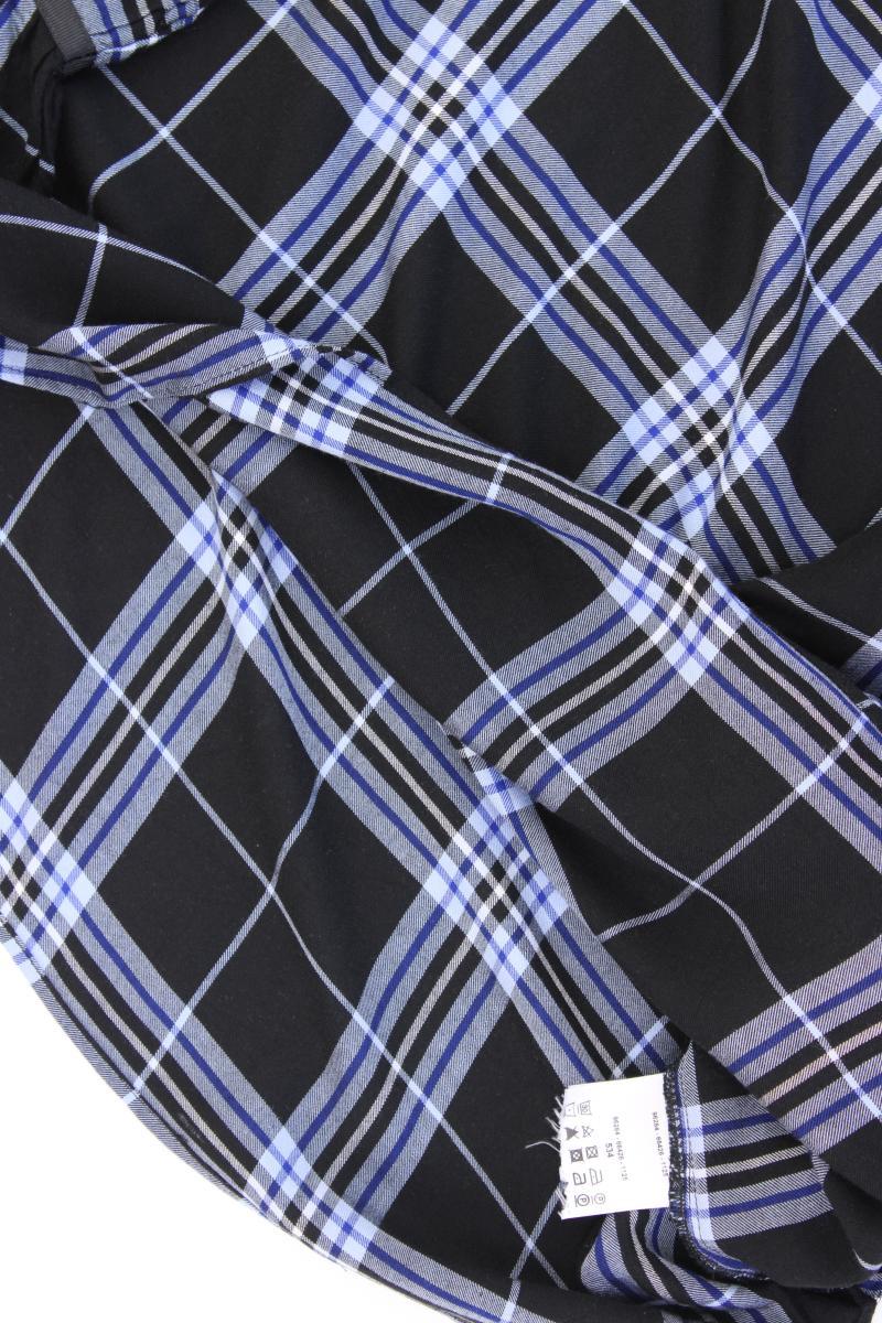 Gerry Weber Karobluse Gr. 48 kariert 3/4 Ärmel schwarz