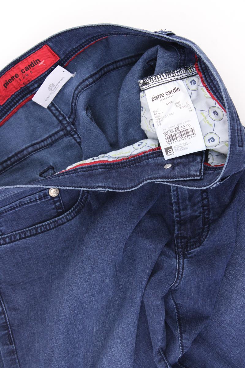 Pierre Cardin Straight Jeans für Herren Gr. W34/L32 Modell Lyon blau