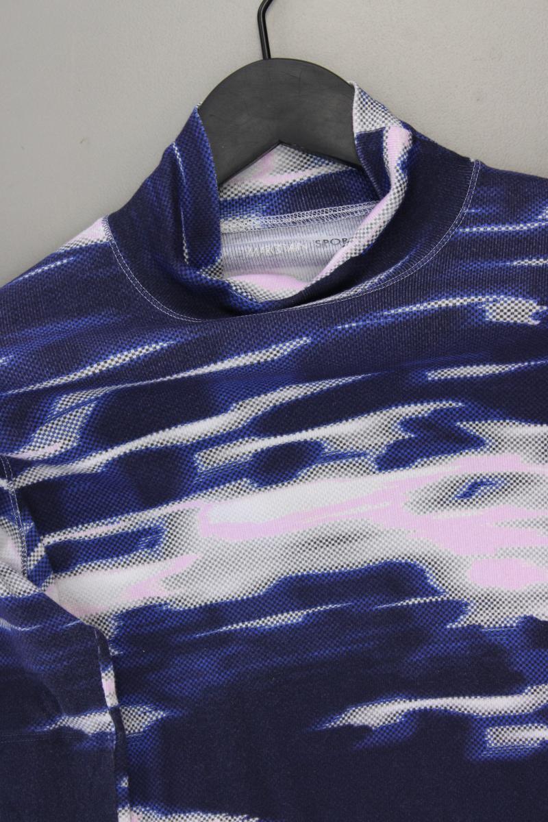Marc Cain Sports Printshirt Gr. S Kurzarm blau