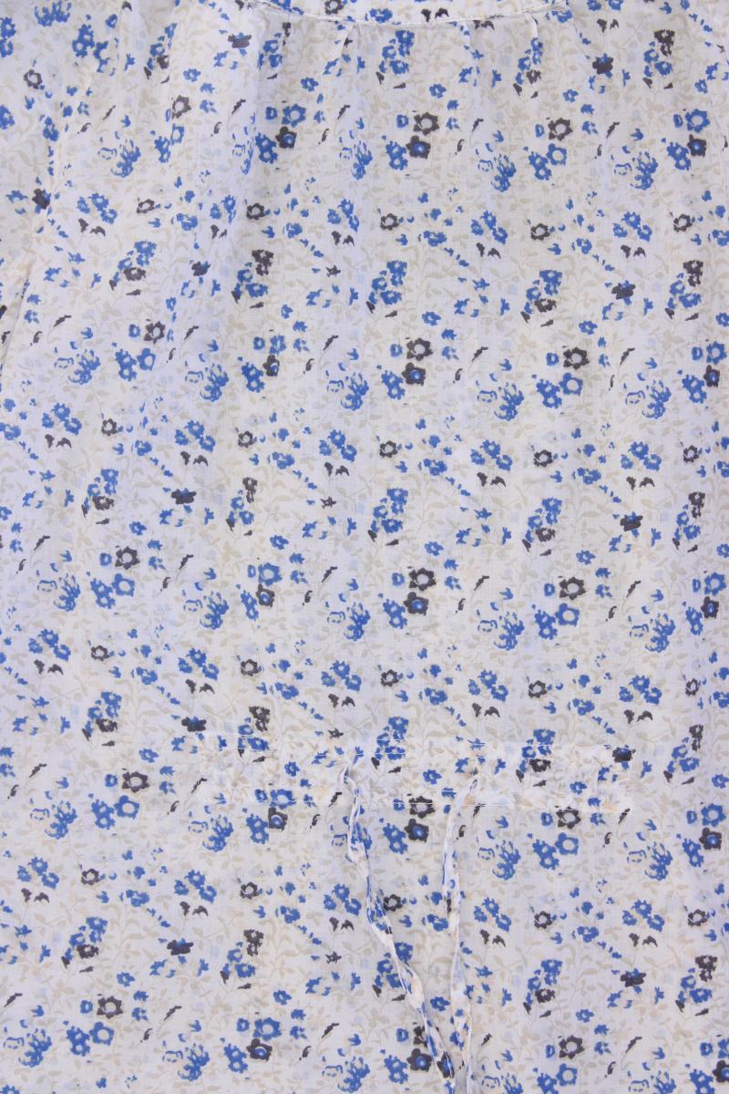 Marc O'Polo Kurzarmbluse Gr. 34 mit Blumenmuster blau