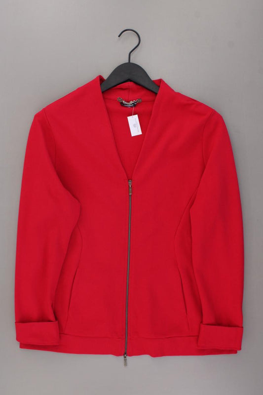 Walbusch Classic Cardigan Gr. 42 Langarm rot aus Viskose
