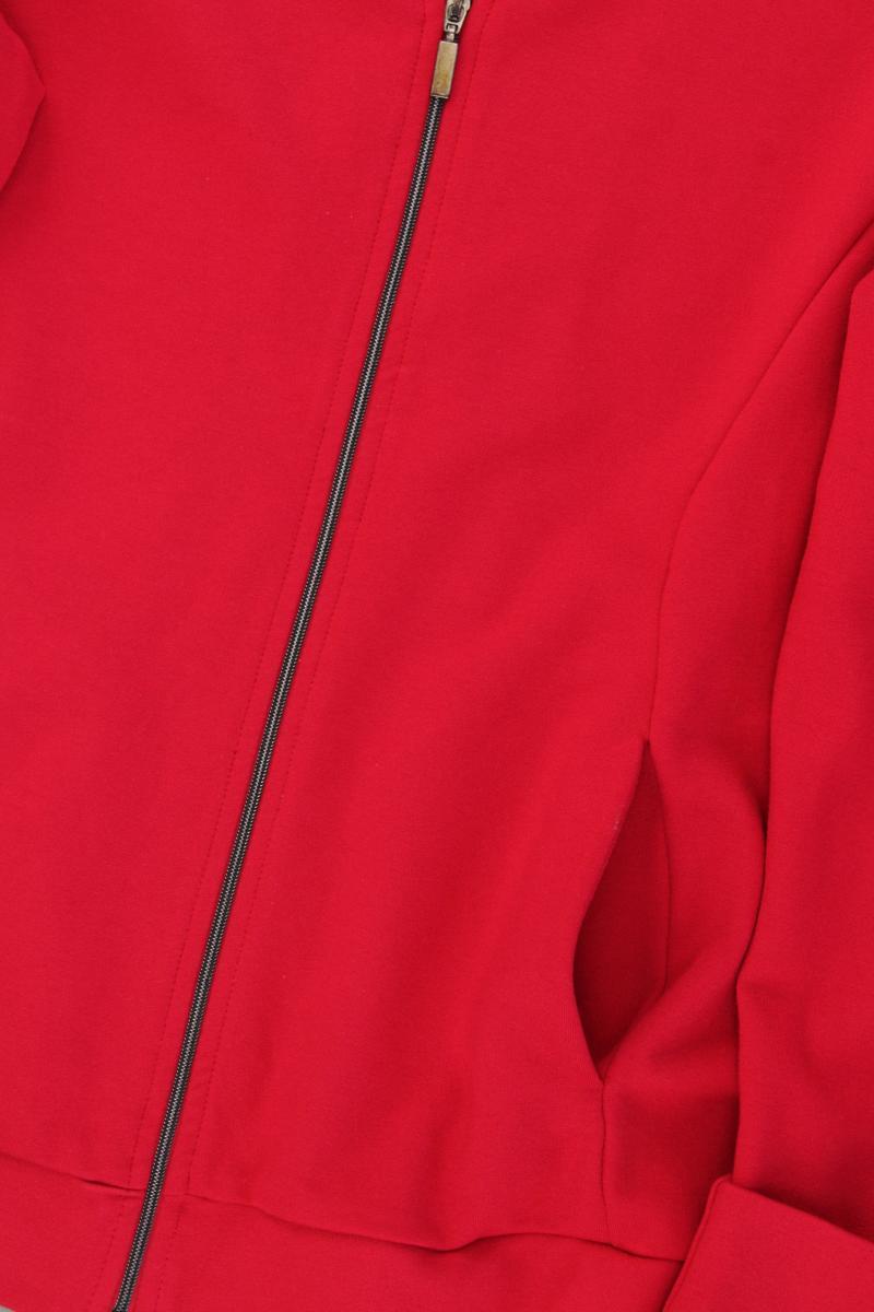 Walbusch Classic Cardigan Gr. 42 Langarm rot aus Viskose