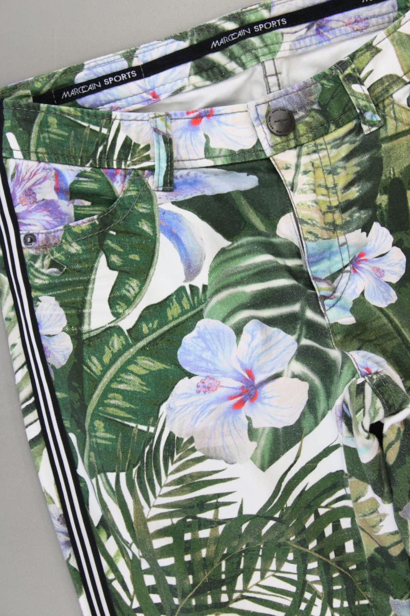 Marc Cain Sports Hose Gr. 38 mit Blumenmuster mehrfarbig aus Baumwolle