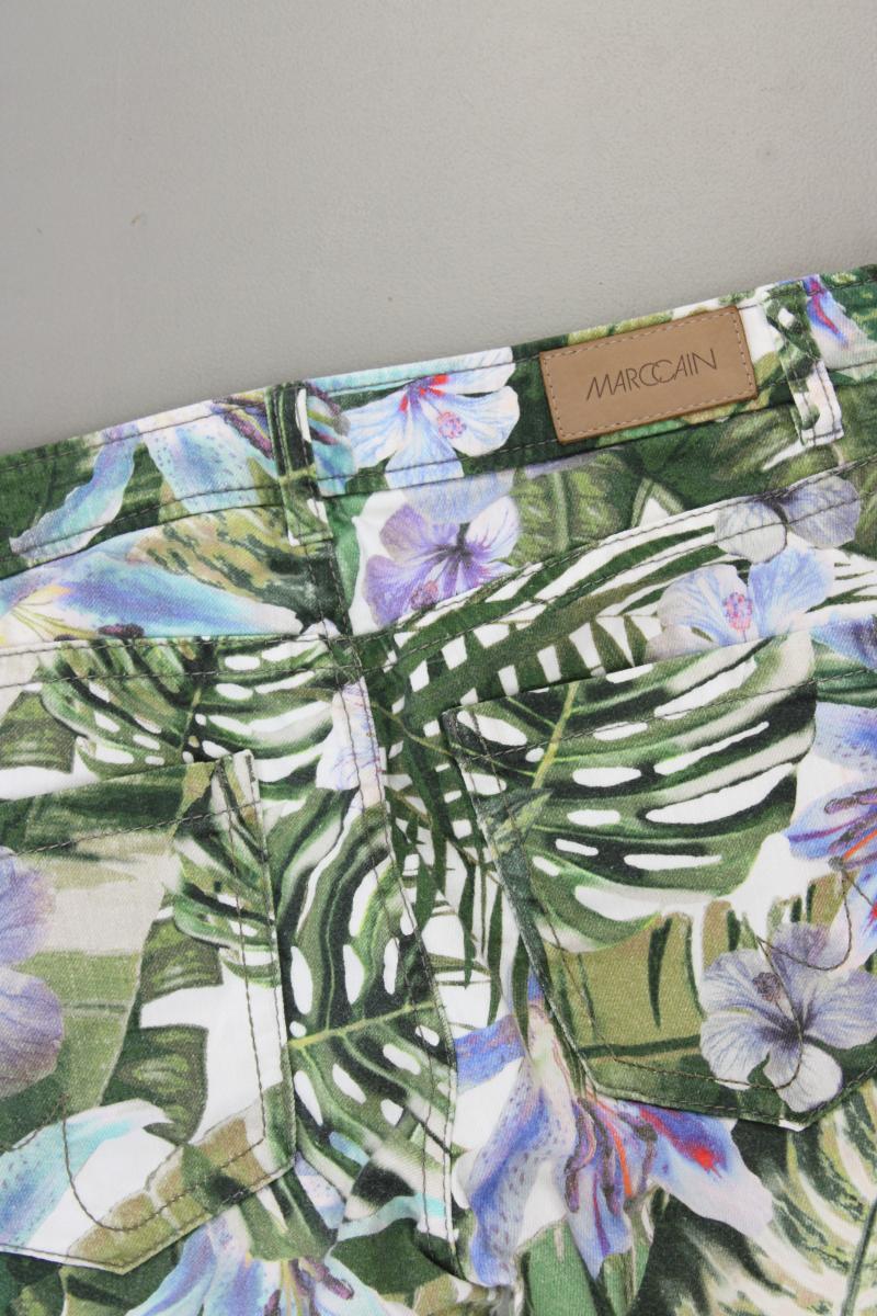 Marc Cain Sports Hose Gr. 38 mit Blumenmuster mehrfarbig aus Baumwolle