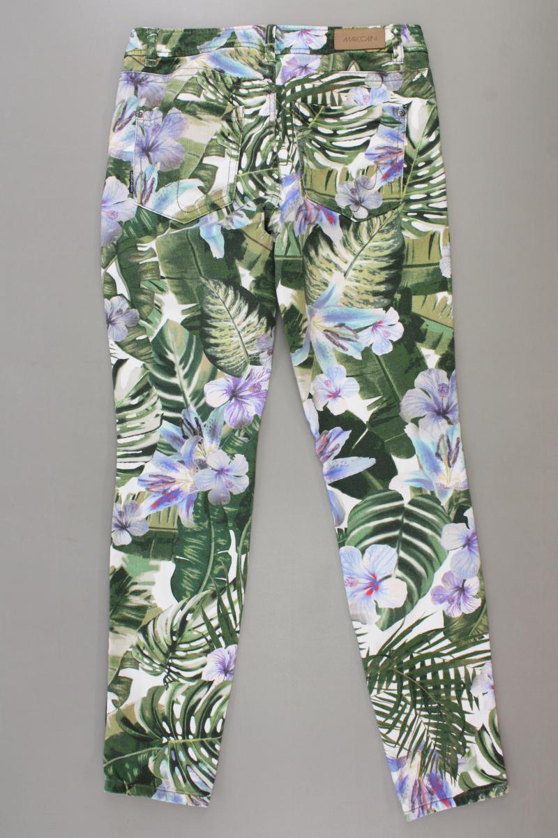Marc Cain Sports Hose Gr. 38 mit Blumenmuster mehrfarbig aus Baumwolle