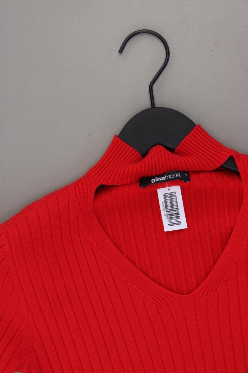 ginatricot Feinstrickpullover Gr. S rot