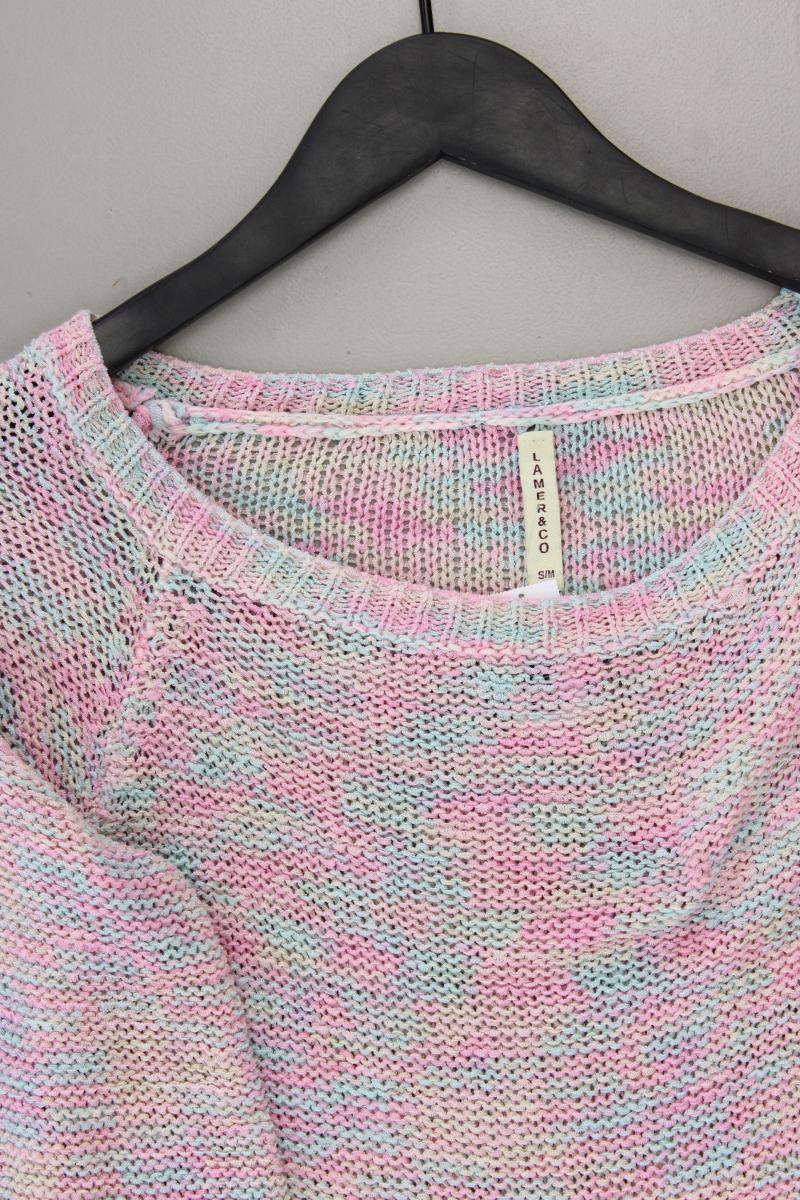 Grobstrickpullover Gr. S/M rosa aus Polyacryl