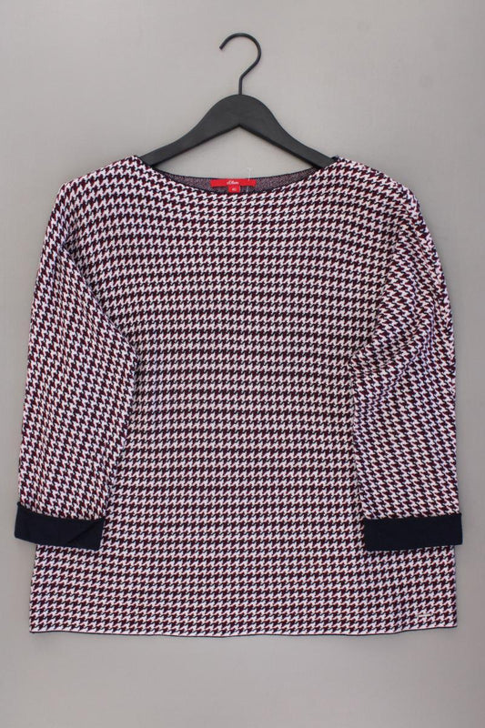 s.Oliver Feinstrickpullover Gr. 40 hahnentritt mehrfarbig aus Viskose
