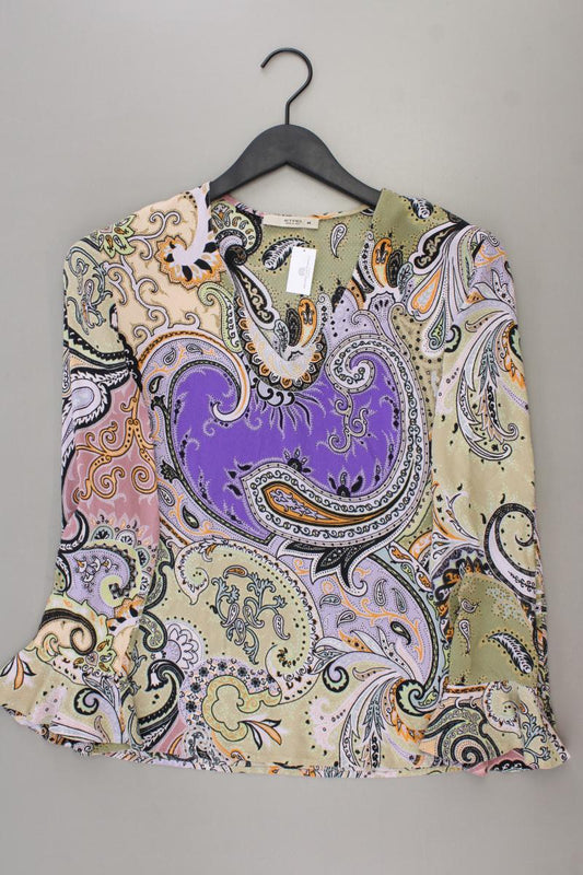 Etro Langarmbluse Gr. IT 44 (M) mit Paisleymuster neuwertig mehrfarbig