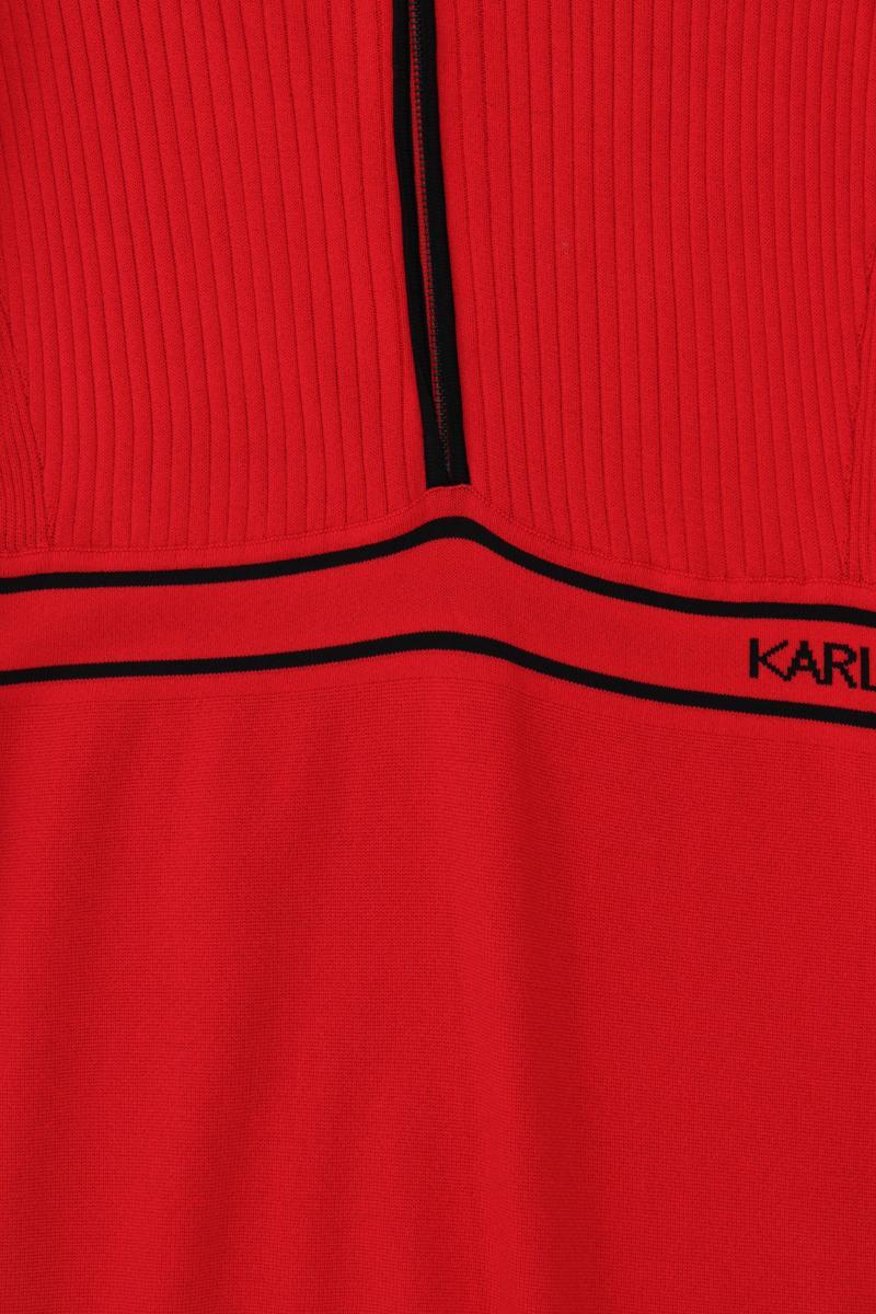 Karl Lagerfeld Strickkleid Gr. M neuwertig Langarm rot