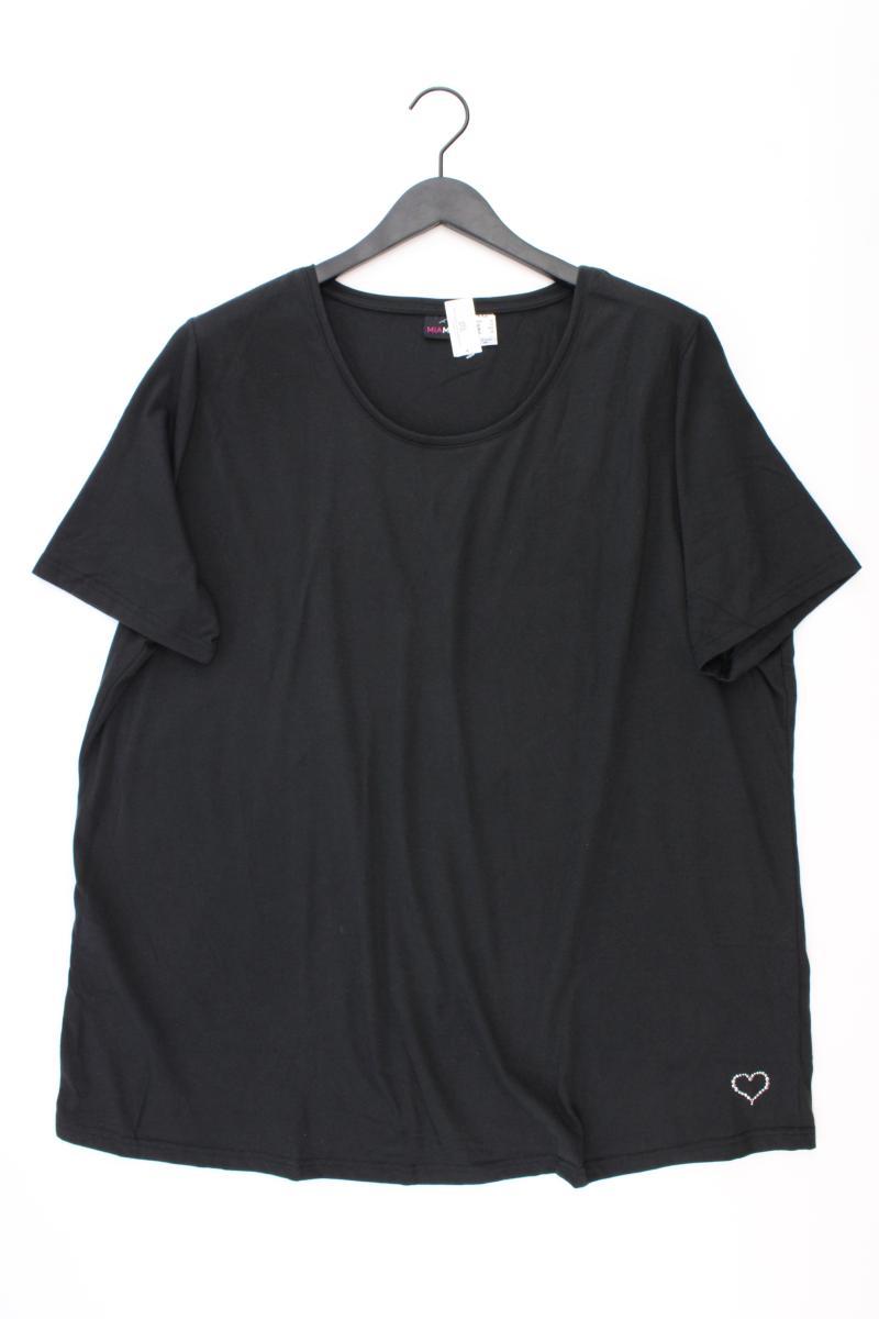 Mia Moda T-Shirt Gr. 56 Kurzarm schwarz aus Baumwolle