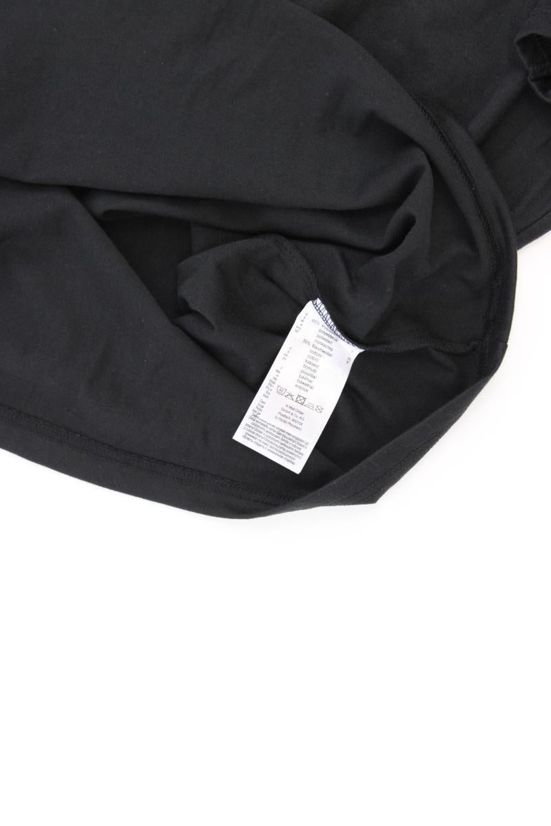 Mia Moda T-Shirt Gr. 56 Kurzarm schwarz aus Baumwolle