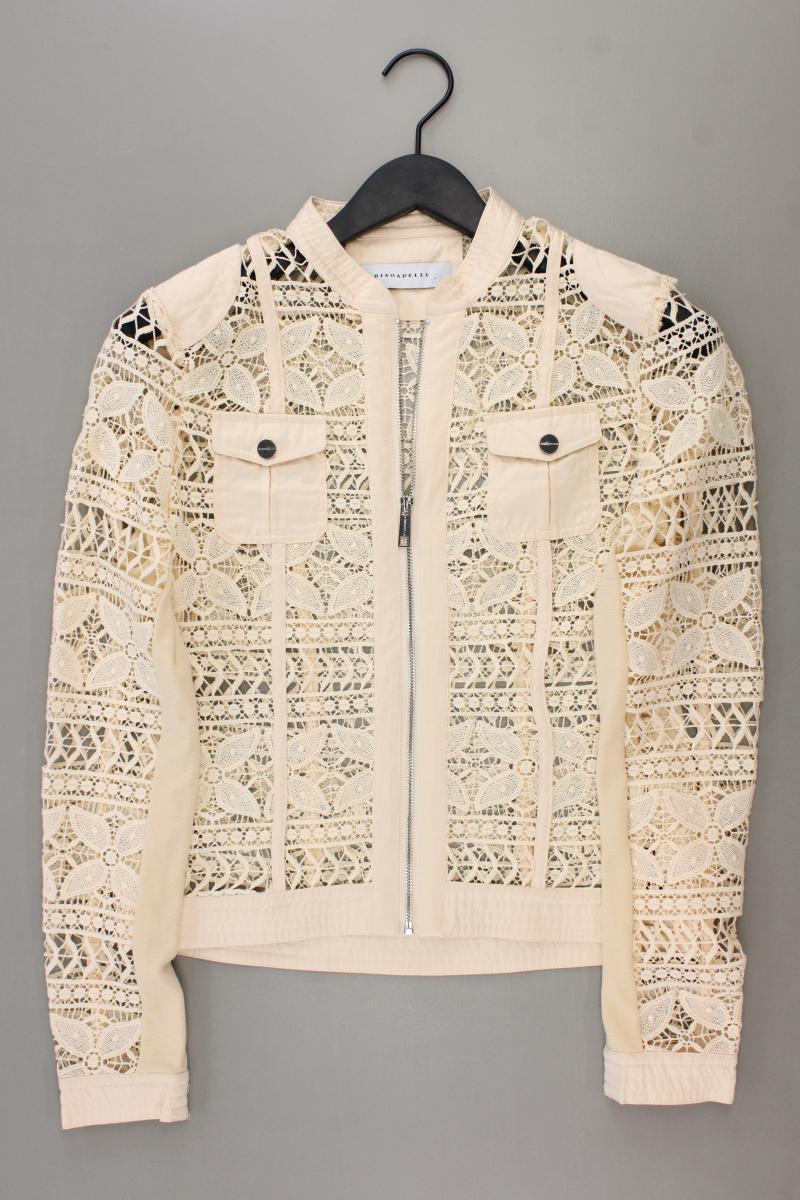 Rino&Pelle Regular Jacke Gr. 36 neuwertig creme aus Polyester