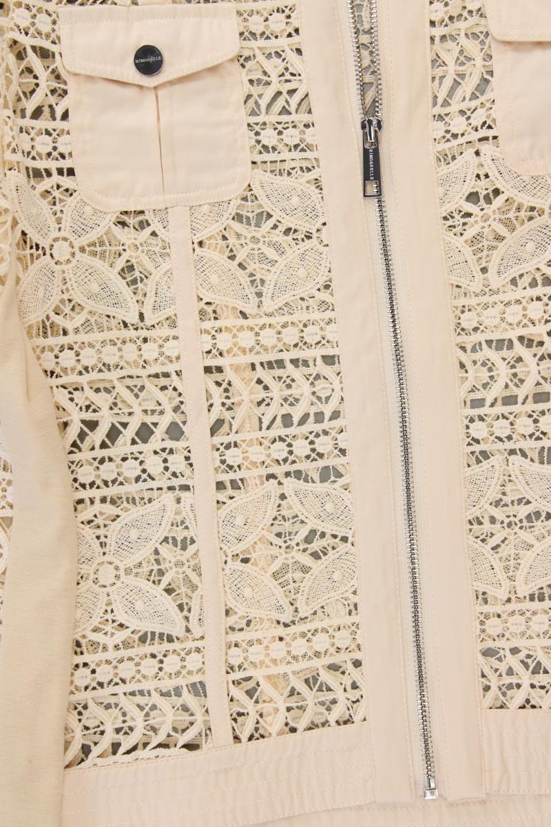 Rino&Pelle Regular Jacke Gr. 36 neuwertig creme aus Polyester