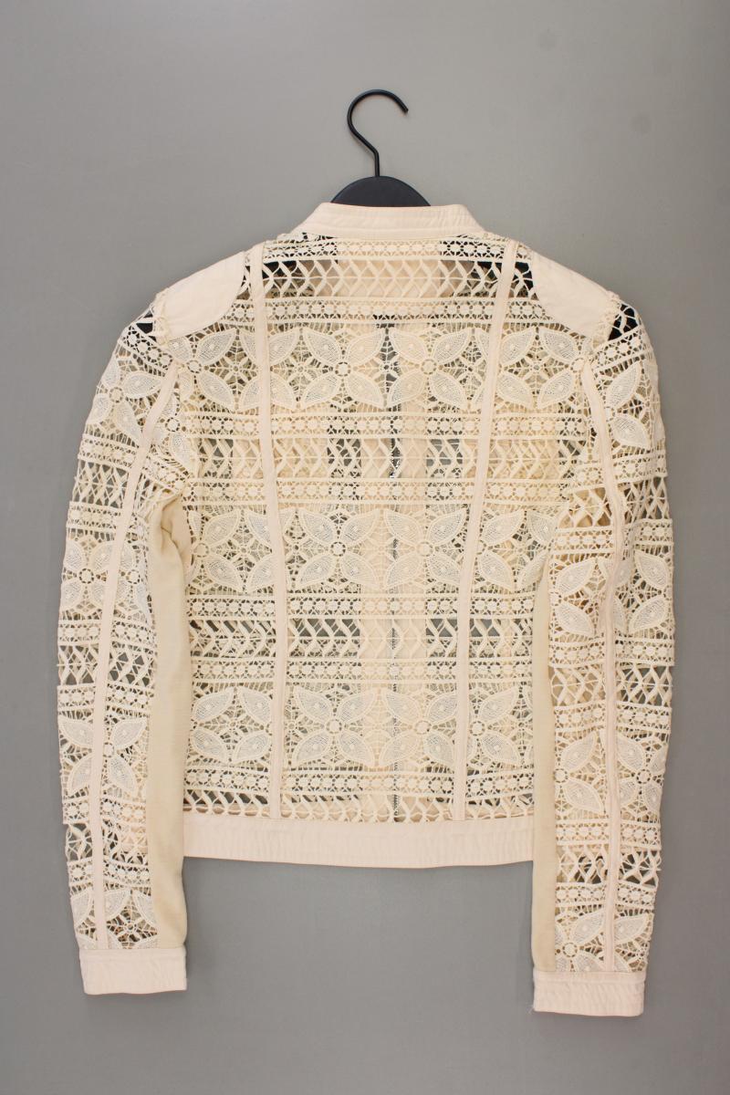 Rino&Pelle Regular Jacke Gr. 36 neuwertig creme aus Polyester