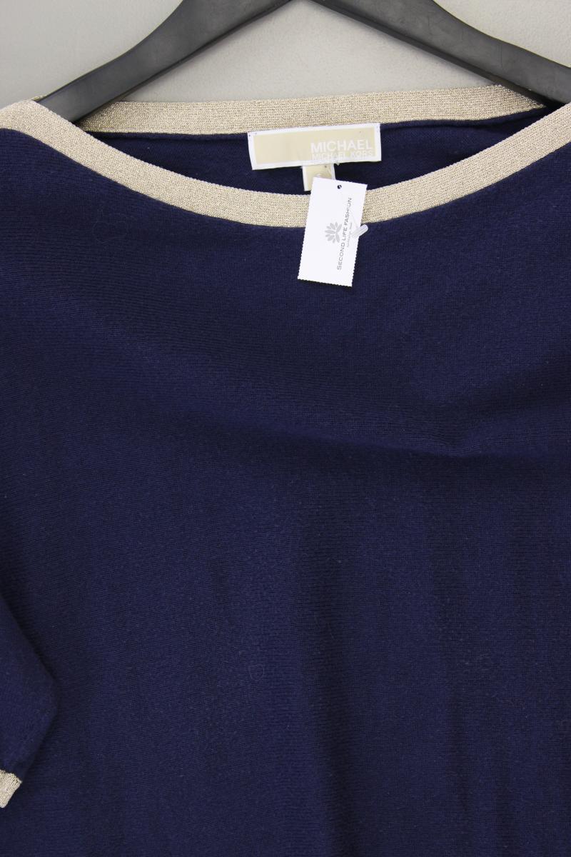 Michael Kors Strickshirt Gr. S Kurzarm blau