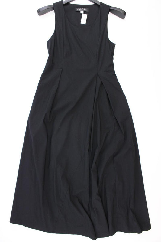 Kamuflage Maxikleid Gr. 36 Ärmellos schwarz aus Baumwolle