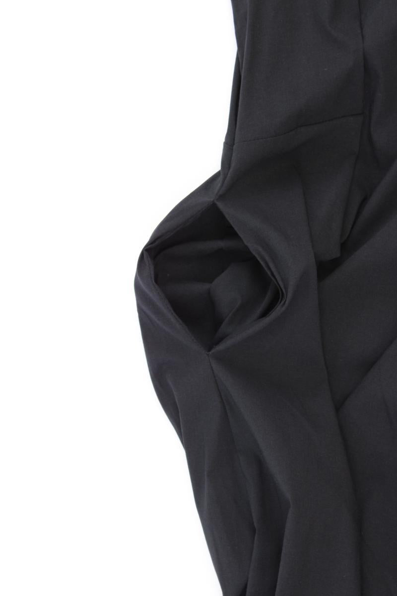 Kamuflage Maxikleid Gr. 36 Ärmellos schwarz aus Baumwolle