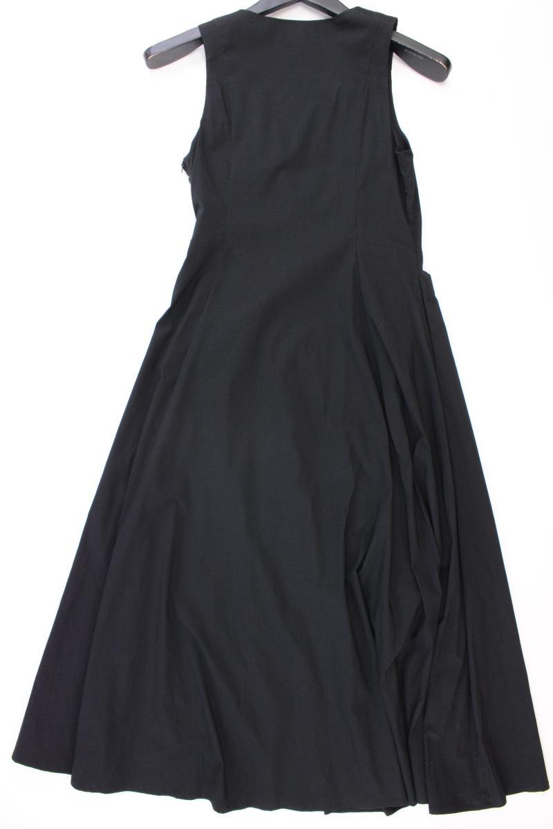 Kamuflage Maxikleid Gr. 36 Ärmellos schwarz aus Baumwolle