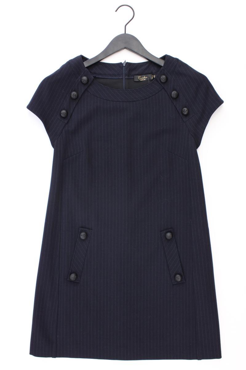Eureka Babylon Bleistiftkleid Gr. IT 42 (S) gestreift Kurzarm blau aus Viskose