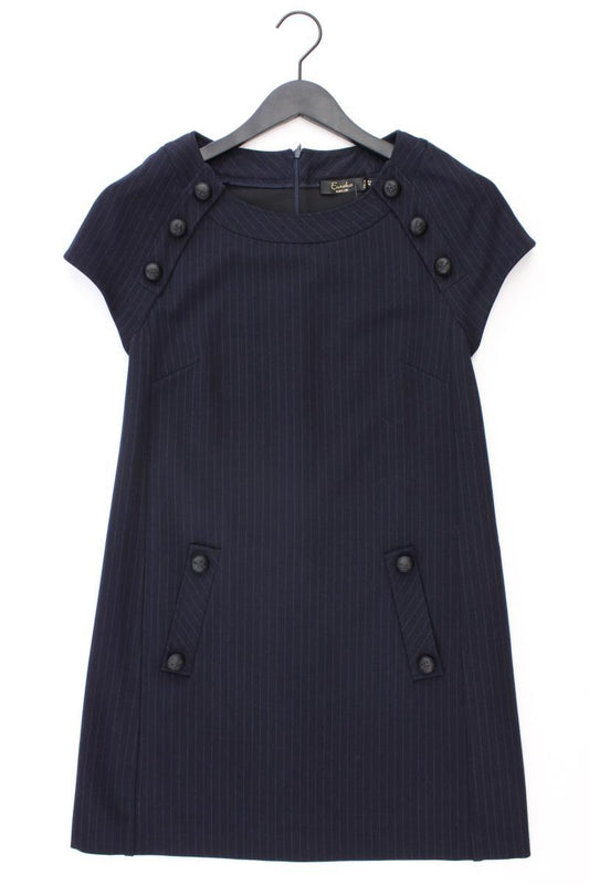 Eureka Babylon Bleistiftkleid Gr. IT 42 (S) gestreift Kurzarm blau aus Viskose