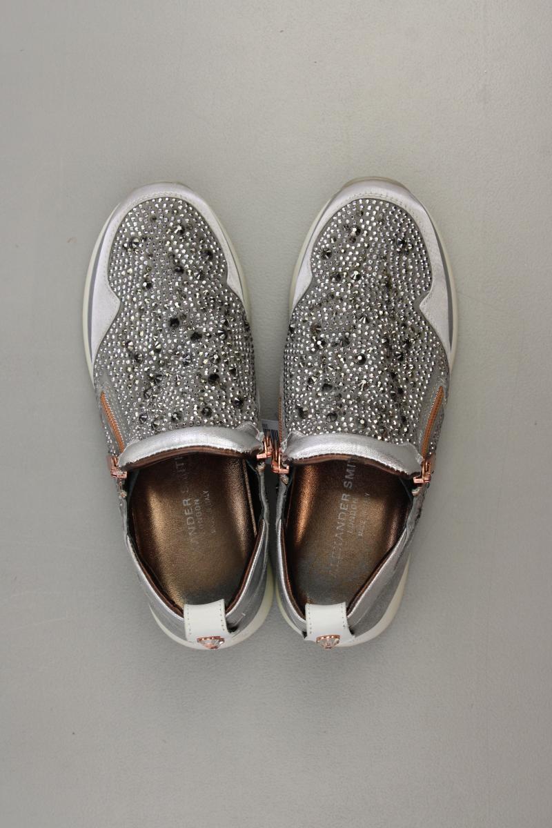 Alexander Smith Sneaker Gr. 37 Neupreis: 339,95€! silber aus Leder