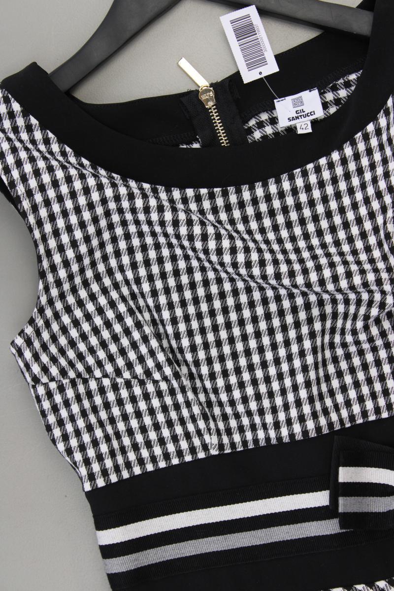 Gil Santucci Etuikleid Gr. IT 42 (S) Ärmellos grau aus Polyester