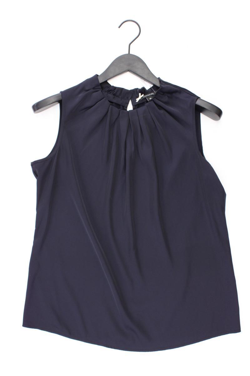 comma, Ärmellose Bluse Gr. 38 neuwertig blau