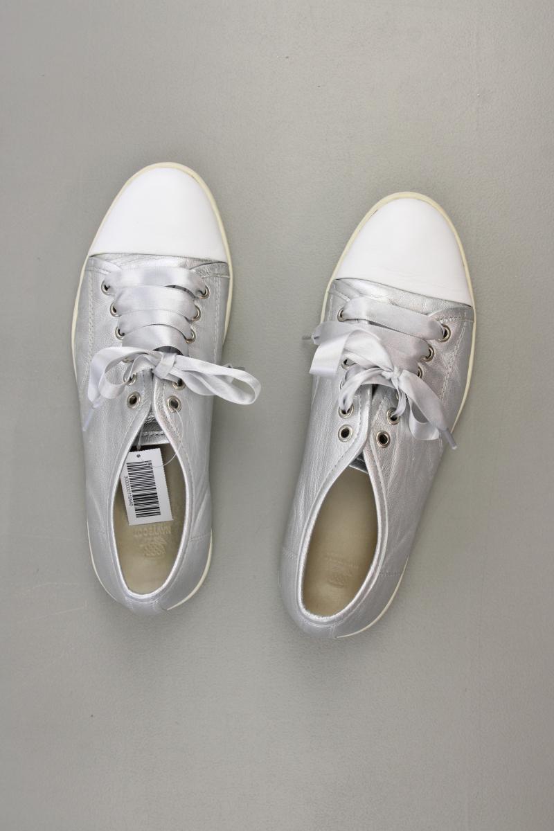 Navy Boot Sneaker Gr. 37 silber