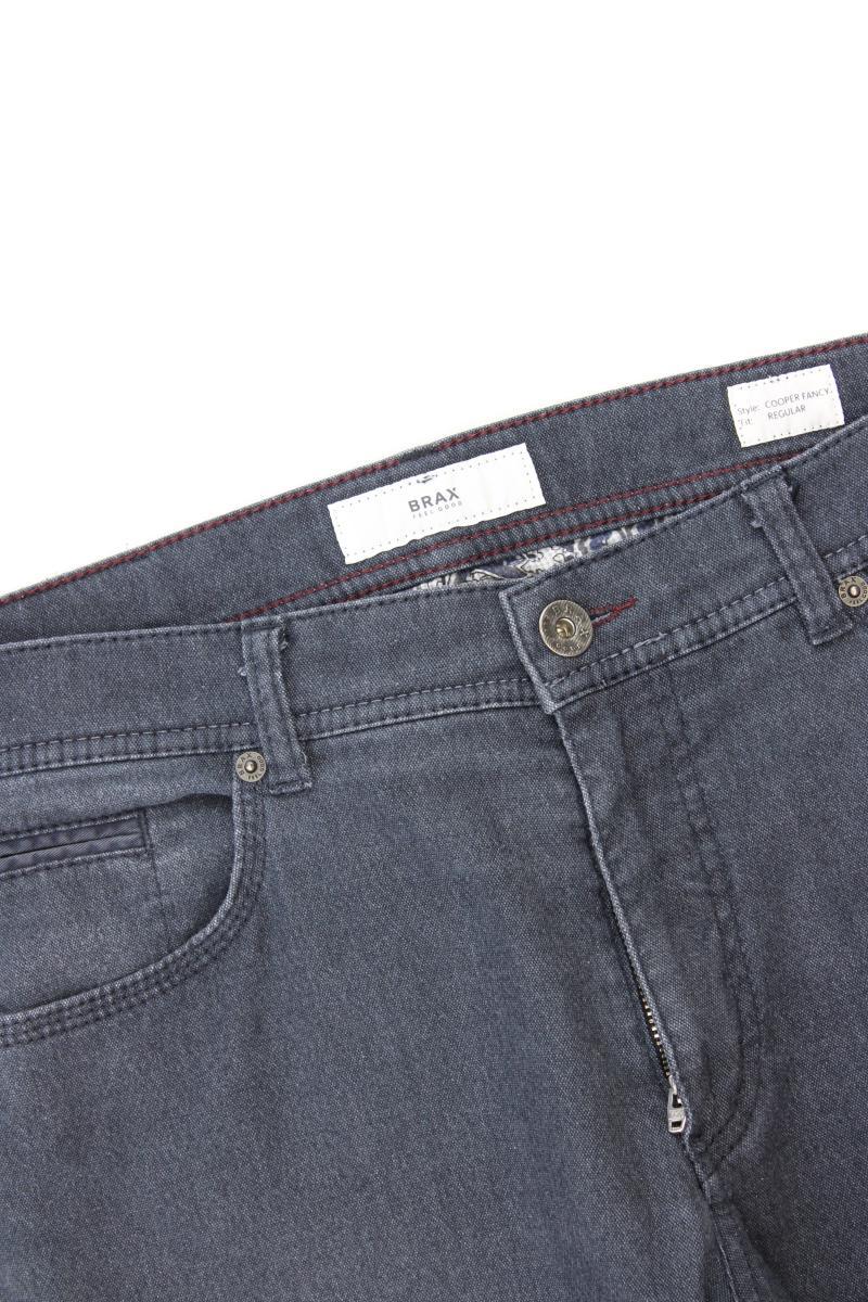 Brax Straight Jeans für Herren Gr. 50 Modell Cooper Fancy blau aus Baumwolle