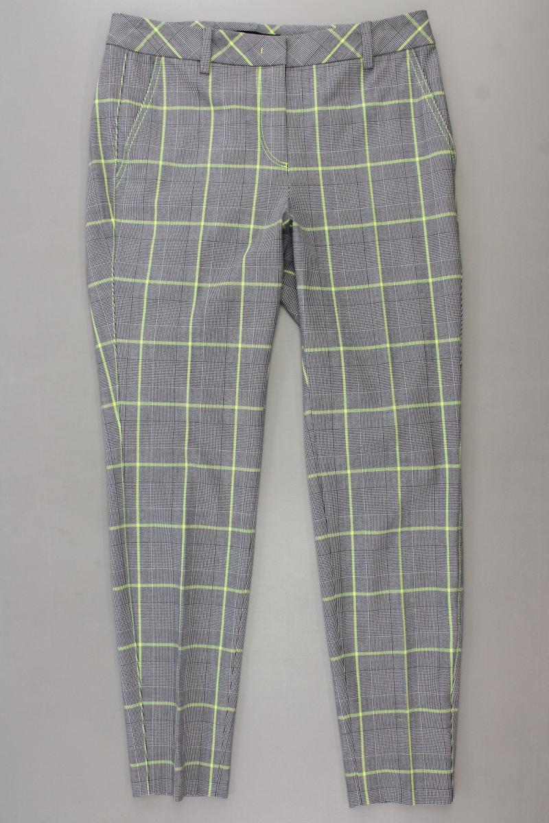 Marc Cain Stoffhose Gr. 38 kariert neuwertig grau aus Polyester