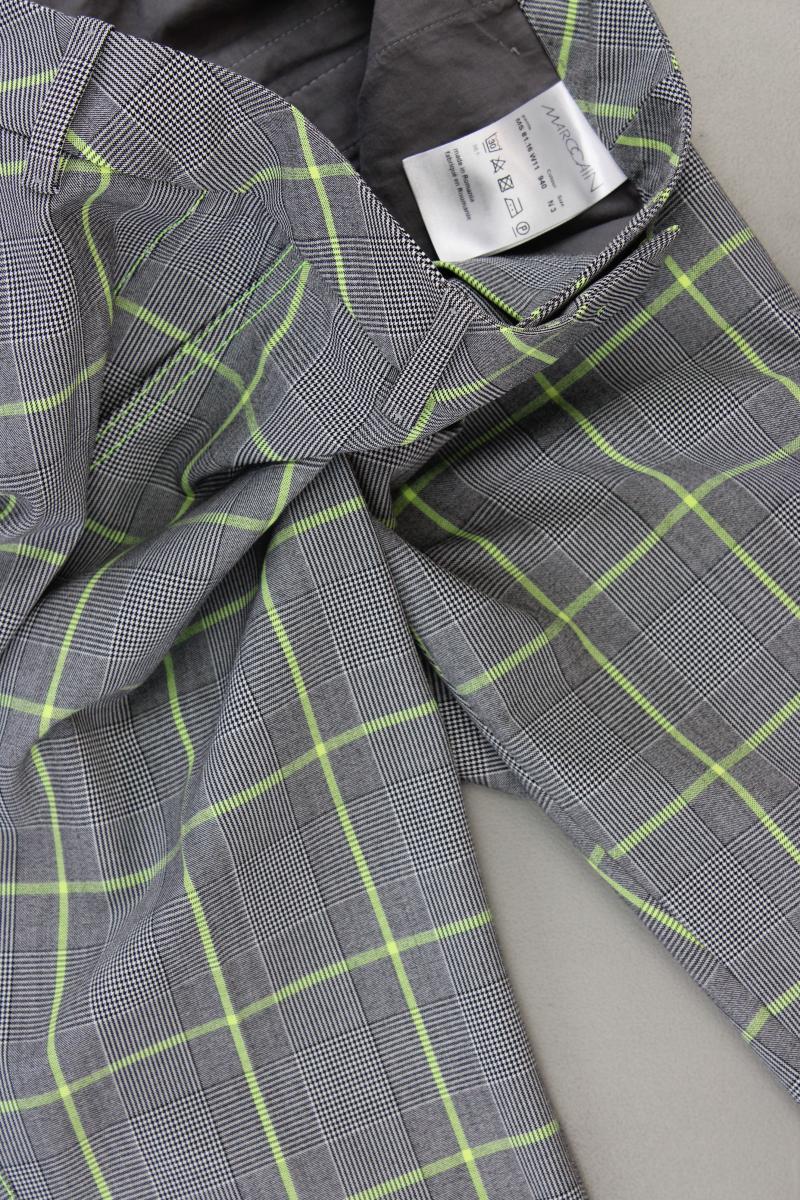 Marc Cain Stoffhose Gr. 38 kariert neuwertig grau aus Polyester