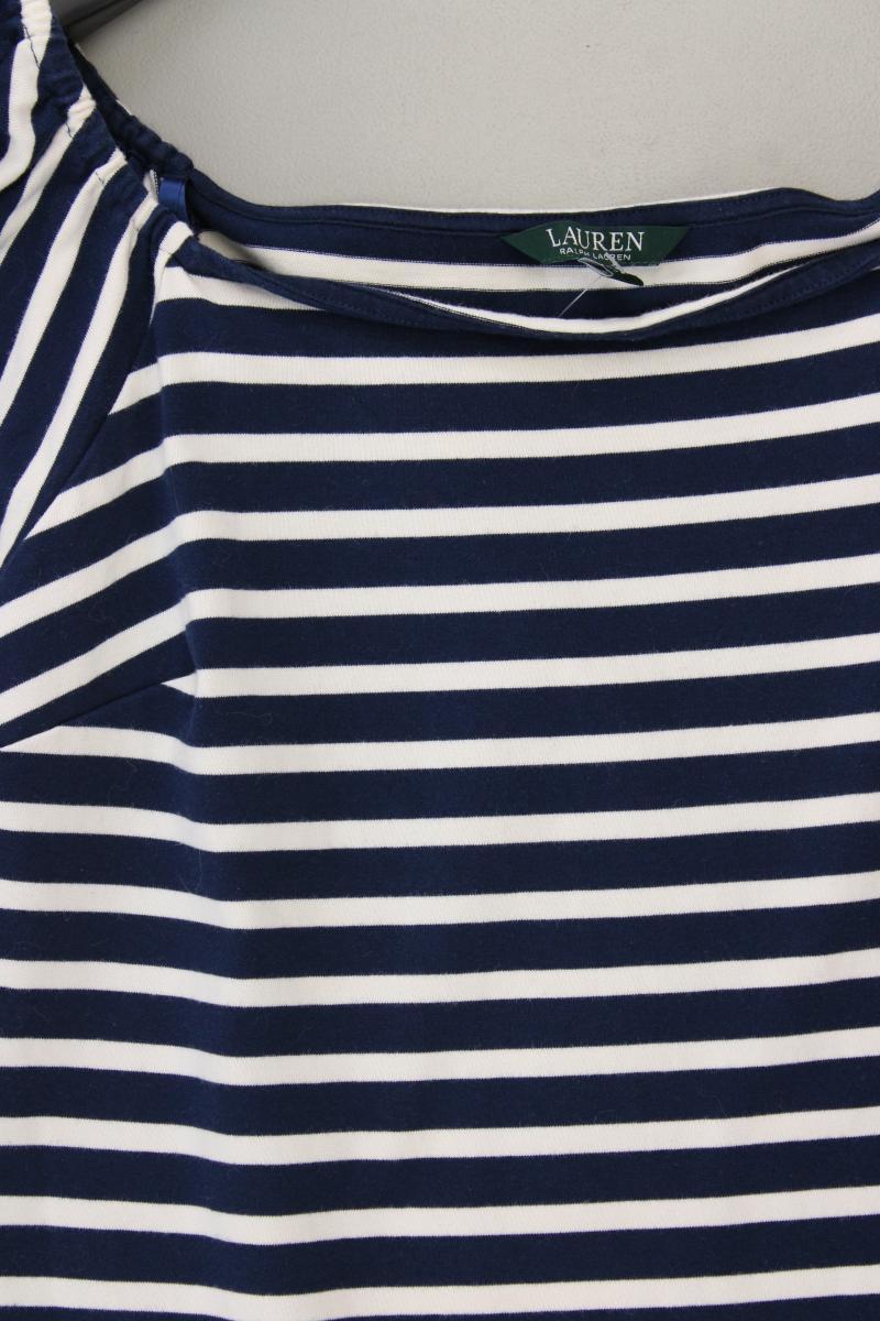 LAUREN Ralph Lauren Kurzarmkleid Gr. M gestreift blau aus Baumwolle