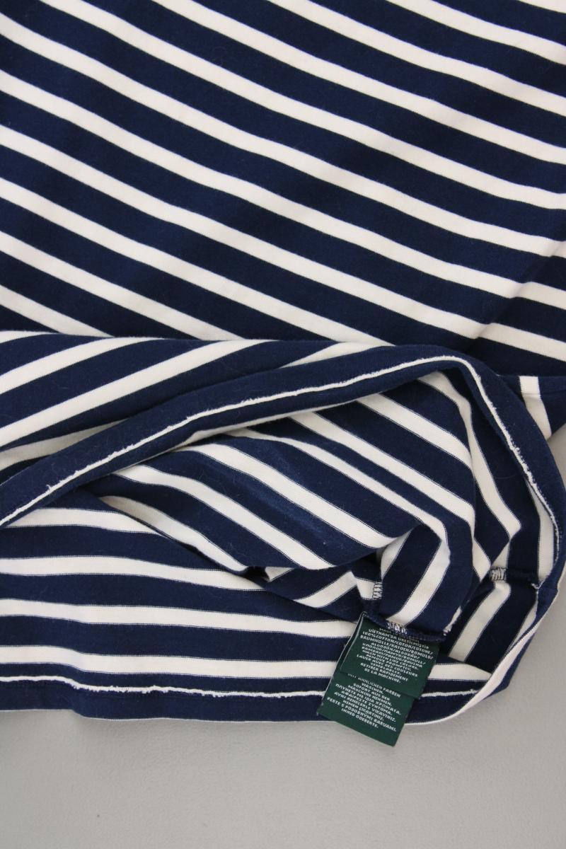 LAUREN Ralph Lauren Kurzarmkleid Gr. M gestreift blau aus Baumwolle