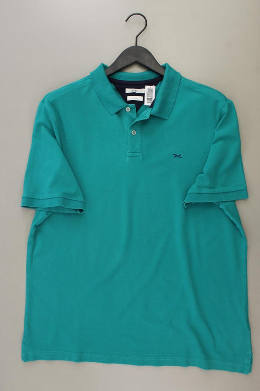 Brax Poloshirt für Herren Gr. XL neuwertig Kurzarm blau aus Baumwolle