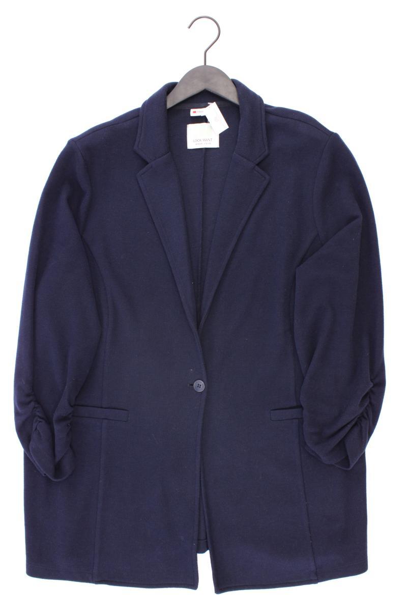 Street One Classic Cardigan Gr. 46 Langarm blau aus Baumwolle