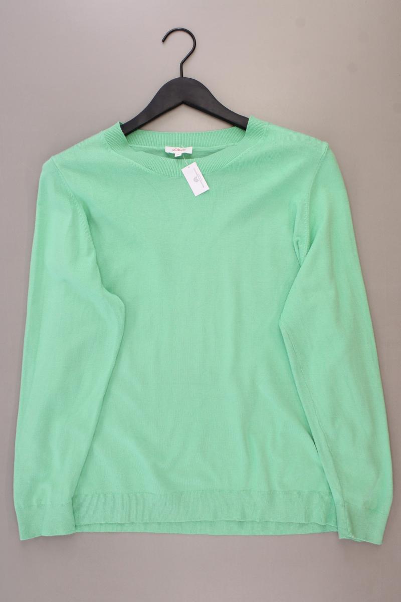 s.Oliver Feinstrickpullover Gr. 48 grün aus Viskose